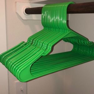 Set of 22 Plastic Hangers